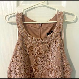 NWT Roz & Ali Halter Top Sequin Midi Dress